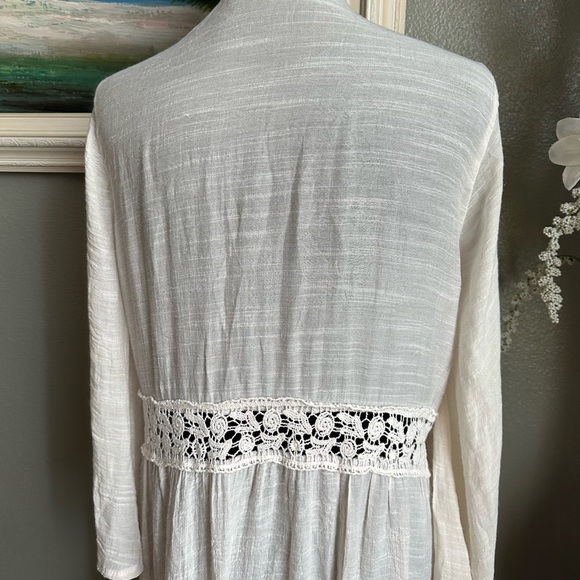 Women’s Swim Crocheted Open Front Cover Up Size S/M - Picture 17 of 17